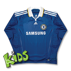 Adidas 08-09 Chelsea Home Boys L/S shirt