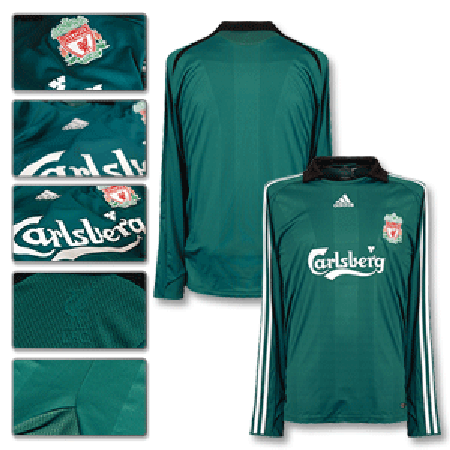 Adidas 08-09 Liverpool 3rd European L/S Shirt (Launch 14.08.08)