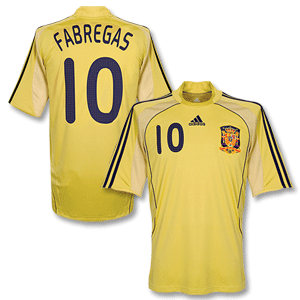 Adidas 08-09 Spain Away Shirt   Fabregas 10