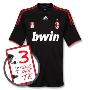 09-10 AC Milan 3rd Shirt + + FREE 3 Solo Per Te Patch