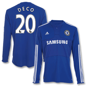 Adidas 09-10 Chelsea Home L/S Shirt   Deco 20