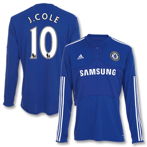 Adidas 09-10 Chelsea Home L/S Shirt   J.Cole 10