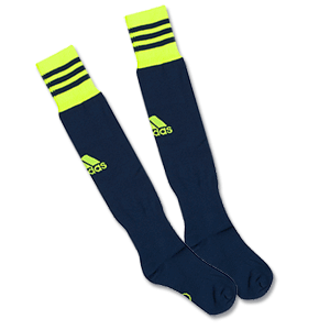 10-11 Ajax Away Socks - Boys - Navy