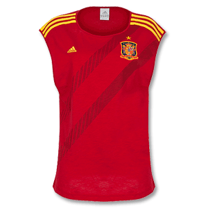 Adidas 12-13 Spain Womens Sleeveless Top - Red