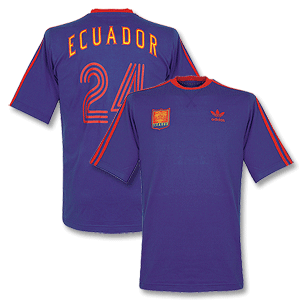 2007 Ecuador Retro Tee - Royal