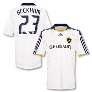 Adidas 2008 LA Galaxy Home Shirt   Beckham No.23