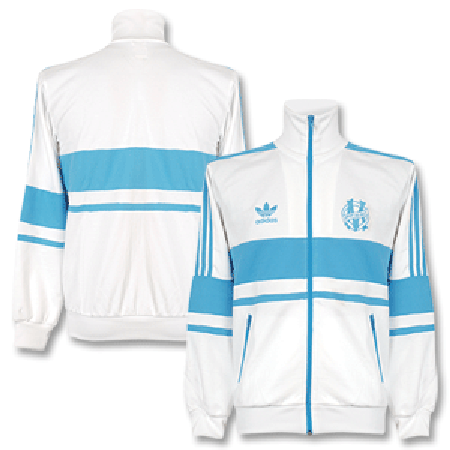 2008 Marseille Retro Track Top - Blue