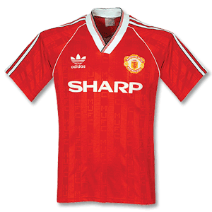 Adidas 88-90 Man Utd Home Shirt - Grade 8