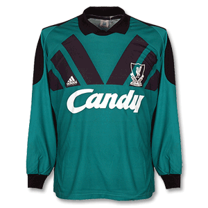 91-92 Liverppol Home GK L/S Shirt - Grade 8