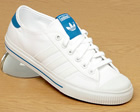 Adidas Adi Tennis White Canvas Trainers