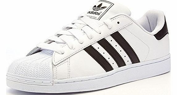 adidas  Superstar 2 White Black Mens Trainers Size 12 UK