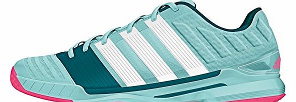 adidas adiPower Stabil 11 Ladies Court Shoes, Teal, UK7