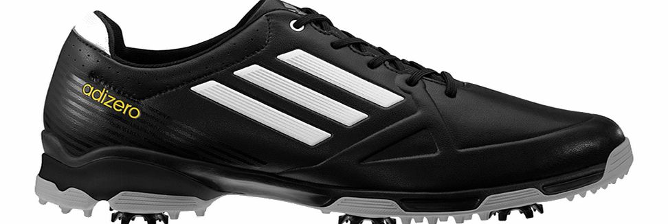 adiZERO 6 Spike Golf Shoes Black/White