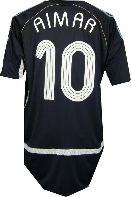 Argentina away (Aimar 10) 06/07