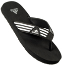 Black Rubber Flip Flops