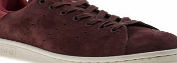 Adidas Burgundy Stan Smith Trainers