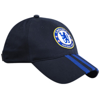 Adidas Chelsea 3 Stripe Cap - Dark Navy/Cfc Reflex Blue.