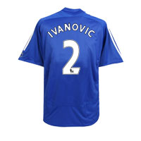 Adidas Chelsea Home Shirt 2006/08 - Kids with Ivanovic