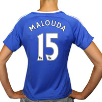 Adidas Chelsea Home Shirt 2006/08 - Womens with Malouda