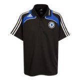 Adidas Chelsea Polo - Black/White - Kids - Boys L 30`-32`/81cm Chest 12 Years