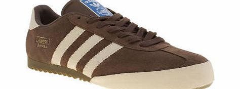 Adidas Dark Brown Bamba Trainers