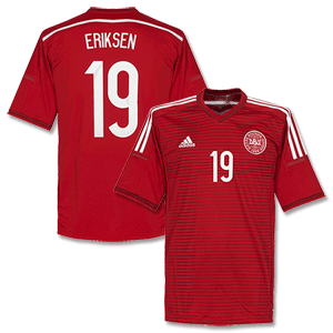 Adidas Denmark Home Eriksen Shirt 2014 2015