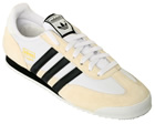 Adidas Dragon White/Black Mesh Trainers