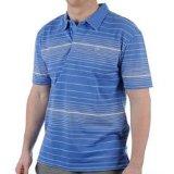 Dunlop Stripe Polo Azure Blue Large