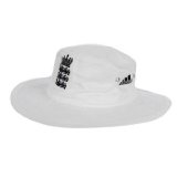 Adidas ECB Official 2008/10 adidas England Cricket Sun Hat - White - S