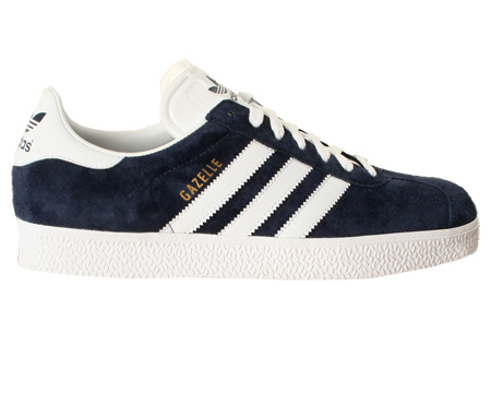 Adidas Gazelle II Navy/White Suede Trainers