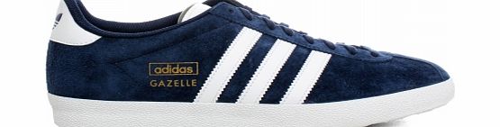 Adidas Gazelle OG Dark Indigo/White Suede Trainers