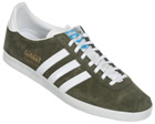 Adidas Gazelle OG Oak Green/White Suede Trainers