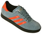 Adidas Gazelle Skate Grey/Orange Suede Trainers