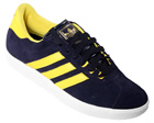 Adidas Gazelle Skate Indigo/Yellow Suede Trainers