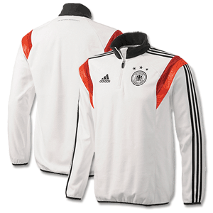 Adidas Germany Fleece Top 2014 2015 White/Black