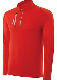 Adidas Mens ClimaLite Mixed Media 1/4 Zip