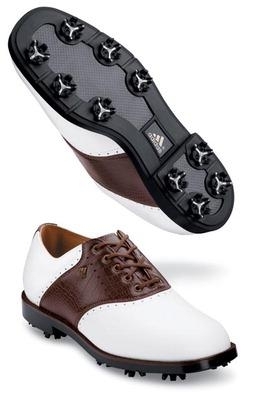 Adidas Golf Adidas White Brown Tour Saddle Shoe