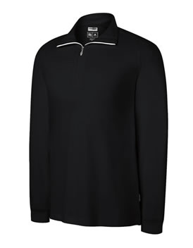 Golf Climalite Quarter Zip Polo Black