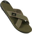 Green Cross-Over Flip Flops