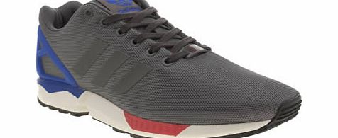 Adidas Grey Zx Flux Trainers