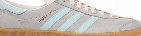 Adidas Hamburg Onix/Aqua Leather Trainers