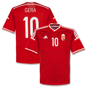 Adidas Hungary Home Gera 10 Shirt 2014 2015