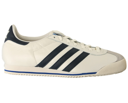 Adidas Kick Chalk/Navy Leather Trainers