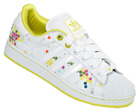 Adidas Ladies Adidas Superstar White/Yellow Leather