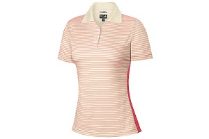 Adidas Ladies ClimaCool Twin Stripe Golf Polo