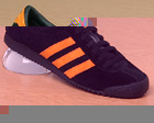 Adidas Leader Black/Orange Suede Trainer