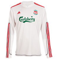 Adidas Liverpool European Away Shirt 2009/10 with Kuyt