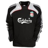 Adidas Liverpool Sweat Top - Black/Light Onix - L 44`/112cm Chest