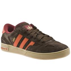 Adidas Male Ciero Suede Upper in Brown and Orange, Green, Grey