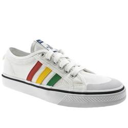 Adidas Male Nizza Lo Fabric Upper in White